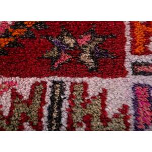 Nuray Hand Knotted Wool Rugs in <b>Red</b> & Orange Geometric Pattern Pae-3058 for Home Use - Product Image 3