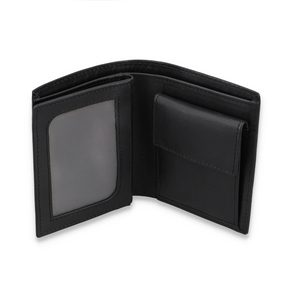 Portefeuille fin en cuir véritable pour homme, protection RFID, grande capacité, emplacements pour cartes, portefeuille en cuir imperméable pour homme - Product Image 1