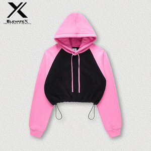 Vente en gros de sweats à capuche unisexes en coton 100% - Sweat à capuche en molleton brodé et imprimé - Sweat à capuche court - Sweat à capuche personnalisable - Sweat à capuche d'hiver durable - Product Image 6