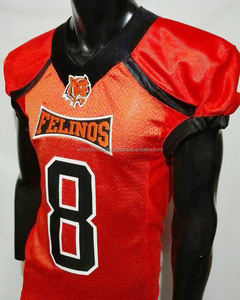 Uniforme de fútbol americano personalizado al por mayor calidad única top de secado rápido con nuevo estilo característica transpirable - Product Image 6