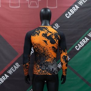 Rashguards de MMA de Manga Larga de Secado Rápido, Ecológicos y de Alta Calidad para Hombre, Opciones Personalizables, Transpirables, de Poliéster/Nailon - Product Image 4