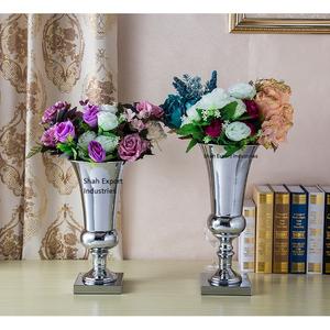 Florero de trompeta hecho a mano, soporte de flores para el hogar, evento, fiesta, decoración, soporte de flores de Metal, centros de mesa, soporte de jarrón - Product Image 1