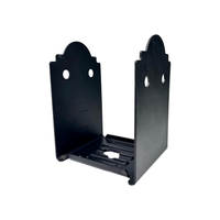Supports d'angle métalliques pour poteaux carrés de clôture, supports de base réglables pour poteaux en bois, connecteurs de construction en bois