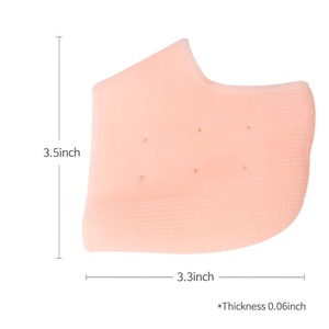 Protector de Talón de Gel de Silicona, Amortiguador de Impactos para Fascitis Plantar, Espolones Calcáneos, Dolor de Pies y Talones Agrietados - Product Image 6