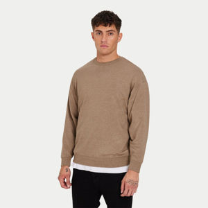 Sweatshirts pour hommes personnalisés teints en couleur unie pull unisexe personnalisé sweat unisexe col rond hommes sweat - Product Image 3