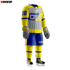 Nuevo Diseño al por Mayor, Uniforme de Hockey sobre Hielo Personalizado, Jersey de Hockey sobre Hielo Sublimado Unisex, Ropa Deportiva con Coderas - Product Image 3