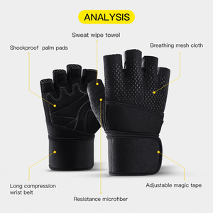 2023 haute qualité personnalisé hommes femmes cyclisme entraînement sport cyclisme anti-dérapant demi doigt gants - Product Image 2