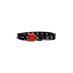 Collar para Perros con Diseño de Gato Calavera Versión 2.0, de PU, a la Moda, con Cierre de Seguridad, Personalizado, Estilo Animal Sólido Occidental, con Luces - Product Image 2