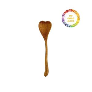 Juego de cucharas de madera ecológicas de primera calidad 2025, utensilios hechos a mano con acabado de espejo para cocina, servicio de comida y comedor - Product Image 2