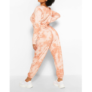 Women Two Tone Tracksuit <b>Set</b> – Summer Sweatsuit Hot Sale Wholesale Activewear - Product Image 5