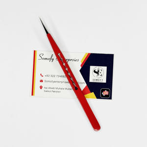 Pinzas de pestañas de acero inoxidable con etiqueta privada personalizadas profesionales Selección de volumen sostenible para extensión de pestañas - Product Image 1