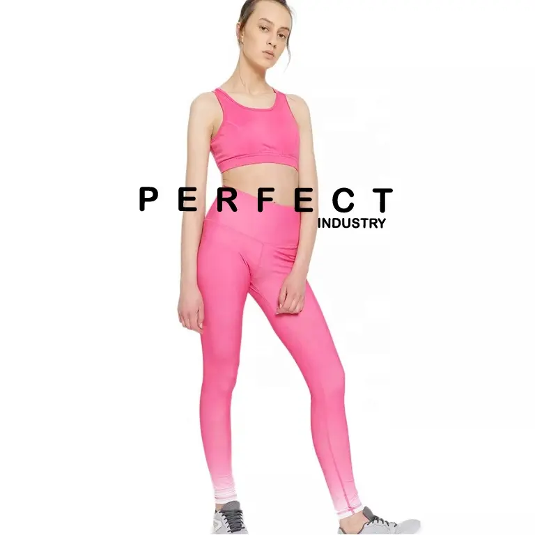 Soutien-gorge de sport et Leggings de sport pour femmes, ensembles de Fitness de Yoga deux pièces/leggings sans couture, ensemble de soutien-gorge avec logo personnalisé