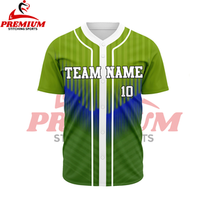 Offre Spéciale personnalisé vierge 100% polyester chemise de baseball raglan bouton vers le bas maillot de baseball personnalisé - Product Image 6