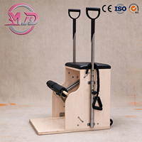 Kursi Pilates Wunda dengan Bantalan Kulit Premium, Nyaman dan Menopang untuk Pengalaman Pelanggan Studio Butik Kelas Atas