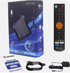 Oferta Especial - Paquete Completo VseeBox V5 Pro con Control Remoto por Voz, Android TV Box 8K de Última Generación, Listo para Enviar - Product Image 4