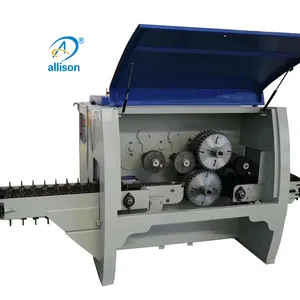 Qongdao Wooden Saw Machine Multi-blade Saw Cutter Woodworking Log Cutting Sawmill Machinery Circular Saw Forest Cutting Work