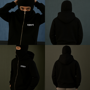 OEM/ODM Unisex Sports Casual Pullover with <b>Ninja</b> <b>Hoodie</b> and Built-In Balaclava Custom Logo Streetwear Low MOQ Wholesale - Product Image 6
