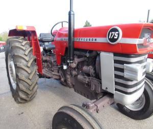 รถแทรกเตอร์มือสอง Massey Ferguson 175 2WD พร้อมที่ตักด้านหน้า รถแทรกเตอร์อเนกประสงค์สำหรับฟาร์ม รถแทรกเตอร์แบบมีห้องโดยสารปิด รถแทรกเตอร์การเกษตรสำหรับขาย - Product Image 2