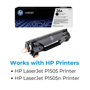 Cartucho de Tóner Original HP 36A Negro para LaserJet con Chip para Compatibilidad con Impresoras - Product Image 4