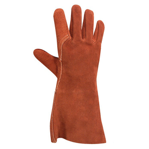 Nouveau 2025 vente en gros de gants de soudage en cuir de chèvre noir de qualité supérieure/nouveau dernier design 2025 gants de soudage - Product Image 5