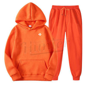 ชุดวอร์มผ้าฝ้าย100% ชุดวอร์มชุดวอร์มคุณภาพสูงชุดวอร์มสำหรับทุกเพศ - Product Image 4