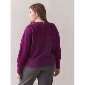 Felpa Champion da Donna Plus Size Heritage Herringbone Viola Scuro Taglia 2X con Cappuccio - Product Image 2