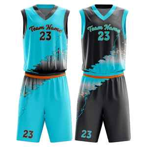 Camisetas de baloncesto personalizadas para hombre, conjuntos de uniformes de baloncesto, camiseta de baloncesto transpirable de secado rápido - Product Image 1