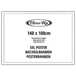 Cadre photo XXL blanc 100 x 140 cm, support d'affichage pour affiche - Product Image 5