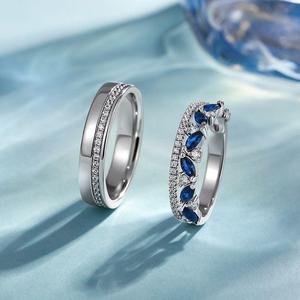 Jeulia Custom Classic <b>His</b> <b>and</b> <b>Hers</b> Bridal <b>Wedding</b> <b>Ring</b> <b>Set</b> - Product Image 3
