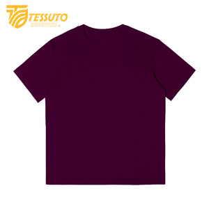 T-shirt super lourd 100% coton Tessuto pour hommes et femmes T-shirt vierge de haute qualité imprimé sur mesure - Product Image 6