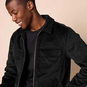Chaqueta de equipo de béisbol de escuela secundaria Unisex de lona hecha a medida de alta calidad estilo de calle alta con número de puntada alta Boomletcorp - Product Image 4