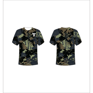 เสื้อยืดแขนสั้นผู้ชายสีแดงลายจุด คอกลม ทรงปกติ สวมใส่สบาย ระบายอากาศได้ดี ผ้าถัก Trackstar OEM แบรนด์ส่วนตัว TSI-G05-P0733 - Product Image 6
