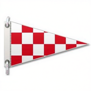 Triangular Nautical Emergency Signal <b>Flag</b> 120x96cm - Product Image 1