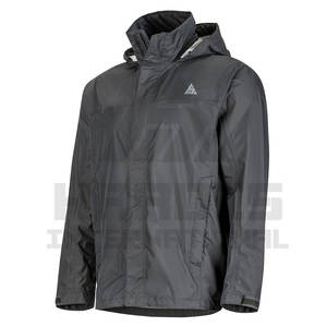 Venta al por mayor Productos de Venta caliente Precio de fábrica Hombres Chaqueta de lluvia de alta calidad Color único Hombres Chaquetas de lluvia - Product Image 2