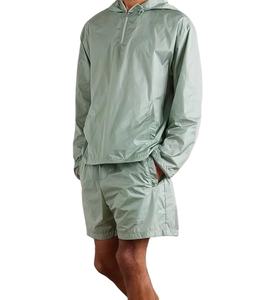 Conjunto de Pantalones Cortos Deportivos para Hombre, Personalizados al por Mayor, con Cierre de Cremallera, Cintura Alta Elástica, Poliéster/Algodón, Secado Rápido, Color en Contraste 2026 - Product Image 2