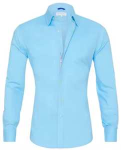 Camisa Oxford de moda para Hombre | Colección de primavera Camisa casual transpirable/Ropa a granel - Product Image 6