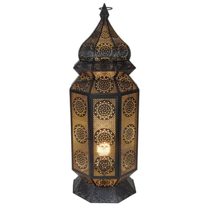 Accessoires d'éclairage Lanterne marocaine suspendue Ramadan Eid Home Decor Lamp Cutout Lanterne de designer pour ornements de Noël - Product Image 4