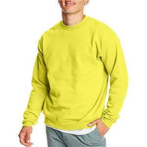 Venta al por mayor de peso pesado de algodón de cuello redondo sudaderas para los hombres de alta calidad pulóveres de lana bordados multicolor sudaderas con capucha de invierno - Product Image 3