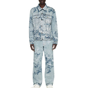 Fabricants de vêtements Ensemble denim sur mesure pour hommes Ensemble jeans pour hommes très vendu à bas prix Ensemble denim pour hommes de haute qualité - Product Image 1