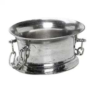 White Royals Decorative Silver Bowl Reindeer Head Ice Wine Cooler Food Grade 304 Stainless Steel Eco-Friendly Luxury Design <b>Bar</b> - Product Image 2