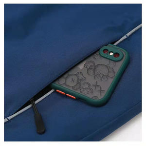 Extérieur solide polaire à capuche hiver chaud randonnée Camping veste unisexe thermique pull 100% Polyester personnalisé OEM ODM vente en gros - Product Image 5