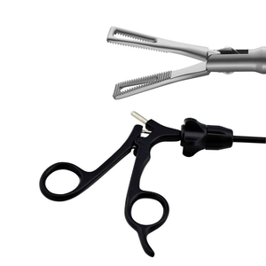 Forceps chirurgicaux laparoscopiques carrés de 5 mm × 330 mm, à usage unique, instrument chirurgical manuel, approuvé CE, Narham Enterprises - Product Image 2