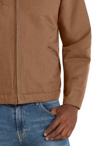 แจ็คเก็ตยีนส์ผู้ชายแบบสั่งทำปี 2025 ระบายอากาศได้ดี กันลม ผลิตจากผ้าโพลีเอสเตอร์ผสมผ้าฝ้าย แต่งซิป ปักลาย แฟชั่นแนวสตรีท บริการ OEM - Product Image 6