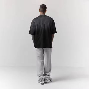 Alta calidad tendencia personalizable hombres ácido lavado camiseta vintage calidad - Product Image 6