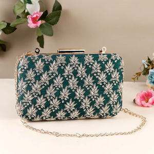 Bolso de Mano de Diseño Vintage para Mujer con Bordado a Mano, Madreperla, Artesanía de Lujo, para Bodas y Fiestas de Verano, Gran Venta en Catar - Product Image 1