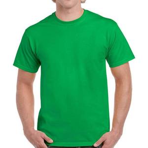 T-shirt de sport à col rond en polyester/coton, vêtements pour hommes de haute qualité, taille plus, logo imprimé sur le devant, respirant, séchage rapide - Product Image 4