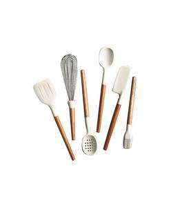 HANDICRAFT SPATULA COCINA CONFORT Factory Cuchara de madera y resina Espátula con y soporte Utensilios de cocina para el mejor - Product Image 2