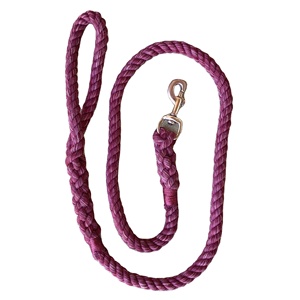 Correa de Cuerda Sólida para Perro de Primera Calidad, Color Berry - Product Image 1
