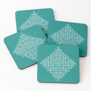 Posavasos creativo de madera esmaltada para el hogar, posavasos cuadrado redondo, posavasos personalizado de Acacia para oficinas, hogar, hoteles, superventas 2024 - Product Image 6