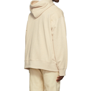Sudadera con capucha de peso pesado personalizada para hombre 100% algodón orgánico sudaderas con capucha de rizo francés de gran tamaño con hombros caídos sudaderas con capucha en blanco para hombre - Product Image 4